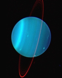The near Infrared view of Uranus amp its faint ring system Credit Keck Observatory