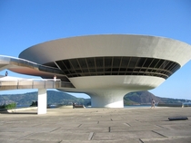 The Niteri Contemporary Art Museum situated in the city of Niteri Rio de Janeiro Brazil is one of the citys main landmarks It was completed in  Designed by Oscar Niemeyer
