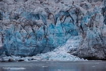 The Nordenskild glacier on Svalbard right after calving 