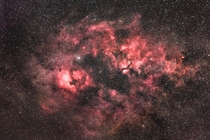 The North American Nebula and Sadr region