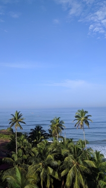 The ocean looks the same from anywhere in the world Kerala India 