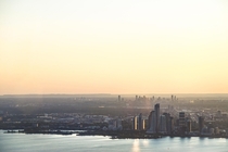 The Often Overlooked Skylines of West Toronto Etobikoke and Mississauga at sunset