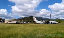 The old airport on the island of Grenada