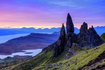 The Old Man of Storr at dawn  by Shaun Barr