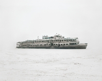 The once sunken cruise ship Bulgaria in the Republic of Tatarstan Russia Danila Tkachenko 