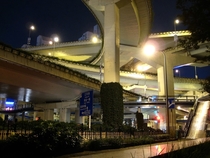 The only six-level stack interchange in the world Puxi Shanghai China 