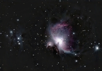 The Orion and Running Man nebulae 