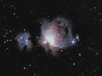 The Orion Nebula photographed from Northern California