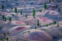 The Painted Dunes of Lassen National Park 
