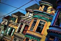 The Painted Ladies of Haight-Ashbury district in San Francisco