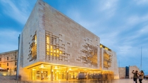 The parliament of Malta designed by Renzo Piano