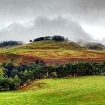 The Pentland Hills near Edinburgh Scotland 