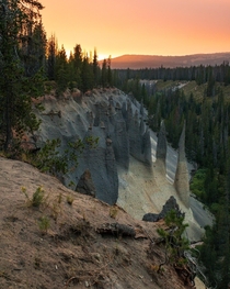 The Pinnacles in Crater Lake NP 