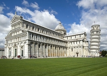 The Pisa cathedral in Pisa was built between - and is a great example of roman and romansque architecture It was designed by the Italian architect Buscheto
