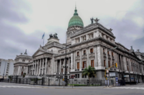 The place of Argentinas parliament the National Congress building is situated at the end of Avenida de Mayo Casa Rosada the Presidential offices are on the opposite end of the same avenue