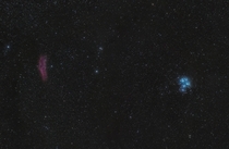 The Pleiades and California Nebula from my Backyard 