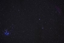 The Pleiades and the California Nebula