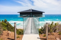 The Pole House on Fairhaven Beach Victoria Australia built by Frank Dixon re-designed by Franco Fiorentini from F Architecture 