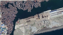 The port of Chongjin North Korea 