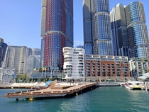 The recently completed waterfront at Barangaroo Sydney NSW