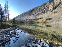 The reflection off Lake Como Colorado 