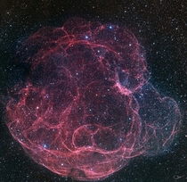 The remains of a Supernova