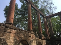 The Residency Lucknow India -- former residence of the British Resident General destroyed during the Sepoy Rebellion by Indian troops following a long siege