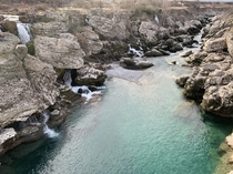 The river Cem in Podgorica Montenegro at the waterfall x  Instagram csibakoppi