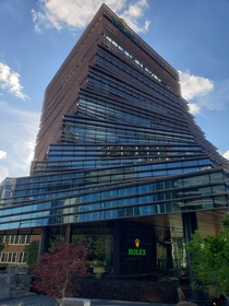 The Rolex Building located in Dallas TX by Kengo Kuma