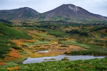 The rugged landscape of Daisetsuzan National Park Japan last week 