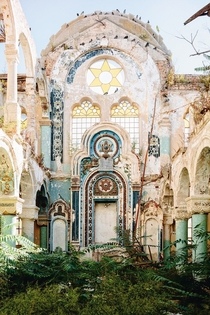 The ruins of a synagogue  by Martin Vaissie
