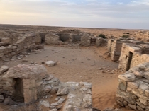 The runes of deserted village  in the south of Tunisia 