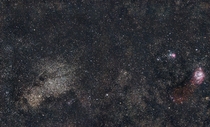 The Sagittarius Region in the Milkyway Core Photographed in the City 