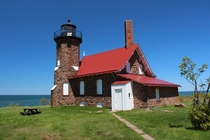 The Sand Island Lighthouse Sand Island Apostle Islands National Lakeshore Wisconsin 