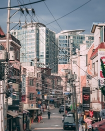 The side streets of Seoul South Korea    