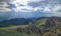 The skies over Montana have been magnificent in the past few weeks The view from Sacagewea Peak near Bozeman 