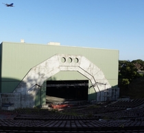 The Starlight Bowl in Balboa Park Empty since  It sits directly below the flight line to San Diego International Airport