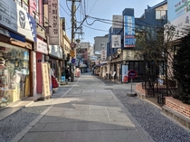 The streets of Seoul South Korea