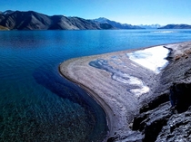 The stunning Pangong Tso lake in Ladakh India  ig khushinsta