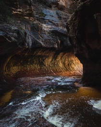 The Subway at Zion National Park Utah Named after its striking resemblance to the  footlong 