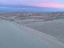 The sunrise over the Great Sand Dunes was worth the Climb up at  AM OC x