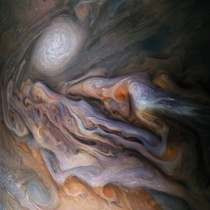 The swirling clouds of Jupiter
