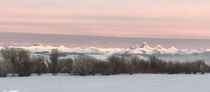 The Tetons from Teton Valley Idaho 