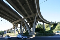 The tetrapod Nalley Valley Viaduct in Tacoma WA 