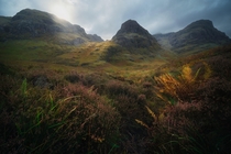 The Three Sisters of Glencoe some of my favourite mountains in Scotland Glen Coe Highlands Scotland 
