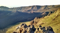 The three volcano spouts in Mt Haleakal 