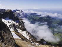 The top of Mt Pilatus Switzerland 