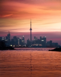 The Toronto Skyline at sunrise