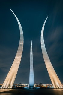The US Air Force Memorial Arlington Virginia 