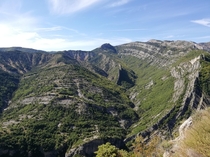 The velodrome syncline Esclangon Alpes de Haute Provence 